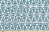 Sample of Premier Prints Foster Deep River Luxe Polyester Garden Retreat Outdoor Collection Upholstery Fabric