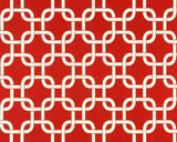 Sample of Premier Prints Gotcha American Red Upholstery Fabric