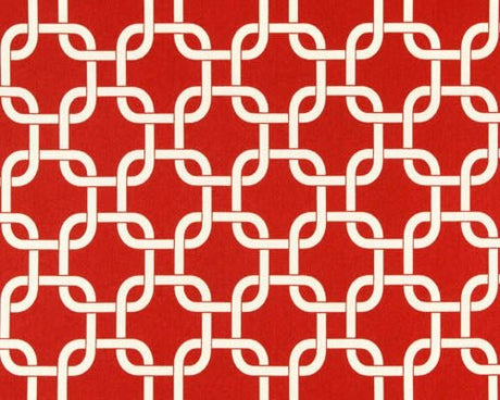 Sample of Premier Prints Gotcha American Red Upholstery Fabric