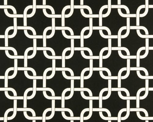 Sample of Premier Prints Gotcha Ebony Upholstery Fabric