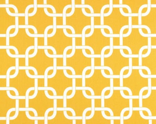 Sample of Premier Prints Gotcha Yellow Upholstery Fabric