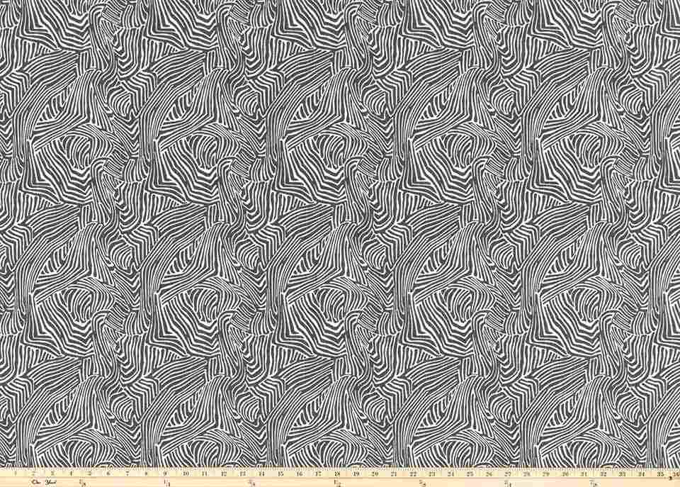 Premier Prints Icke Graphite Slub Canvas The Wild Things Collection Multipurpose Fabric