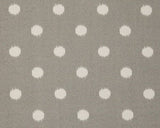 Sample of Premier Prints Ikat Dots Grey Upholstery Fabric