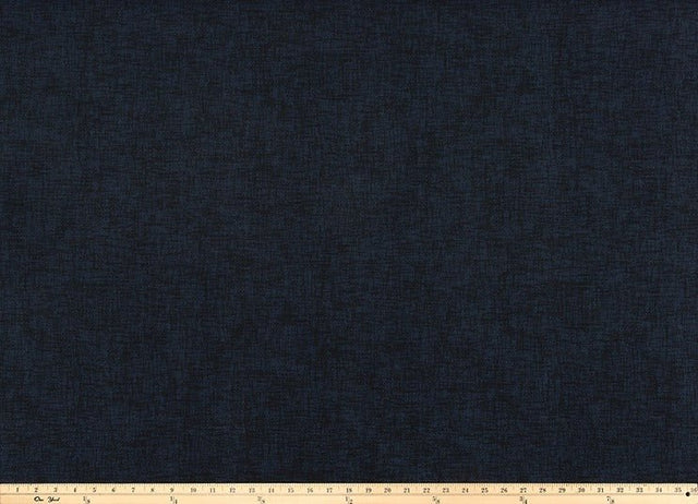 Sample of Premier Prints Jackson Passport Navy Upholstery Fabric