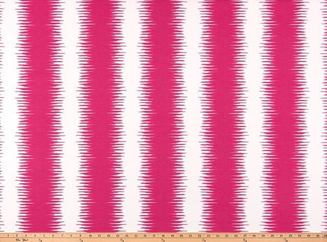 Sample of Premier Prints Jiri Jazz Pink Upholstery Fabric