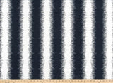 Sample of Premier Prints Jiri Passport Navy Upholstery Fabric