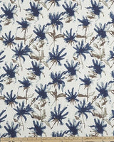 Premier Prints Kendal Regal Blue Slub Canvas Chinoiserie Collection Multipurpose Fabric