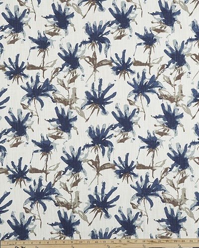 Premier Prints Kendal Regal Blue Slub Canvas Chinoiserie Collection Multipurpose Fabric