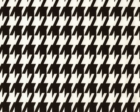 Premier Prints Large Houndstooth Black Premier Basics Collection Multipurpose Fabric