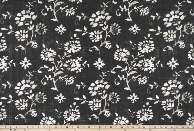 Sample of Premier Prints Lenore Matte / Luxe Polyester Serene Escape Collection Upholstery Fabric