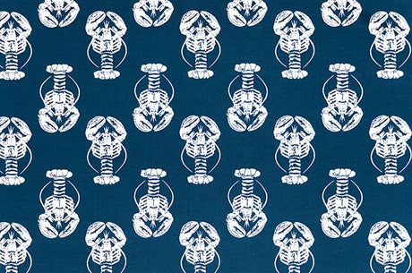 Sample of Premier Prints Lobster Oxford Upholstery Fabric