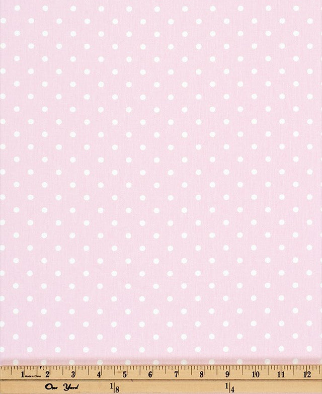 Premier Prints Mini Dot Bella White / Twill Premier Basics Collection Multipurpose Fabric