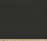 Sample of Premier Prints Mini Dot Black Upholstery Fabric
