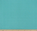 Sample of Premier Prints Mini Dot Ocean Upholstery Fabric