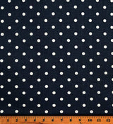 Premier Prints Mini Dot Premier Navy / White Premier Basics Collection Multipurpose Fabric