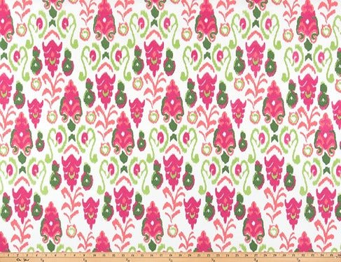 Sample of Premier Prints Neda Jazz Pink Upholstery Fabric