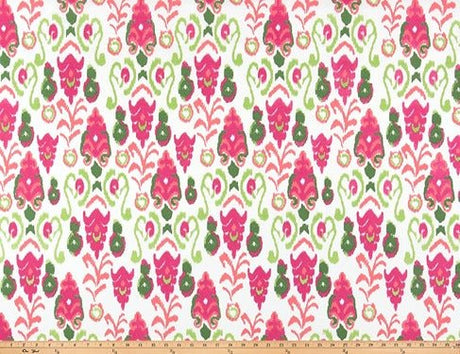 Sample of Premier Prints Neda Jazz Pink Upholstery Fabric