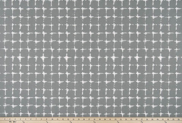 Sample of Premier Prints Neptune Sea Salt / Polyester Boardwalk Outdoor Collection Upholstery Fabric