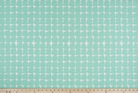 Sample of Premier Prints Neptune Surfside / Polyester Boardwalk Outdoor Collection Upholstery Fabric