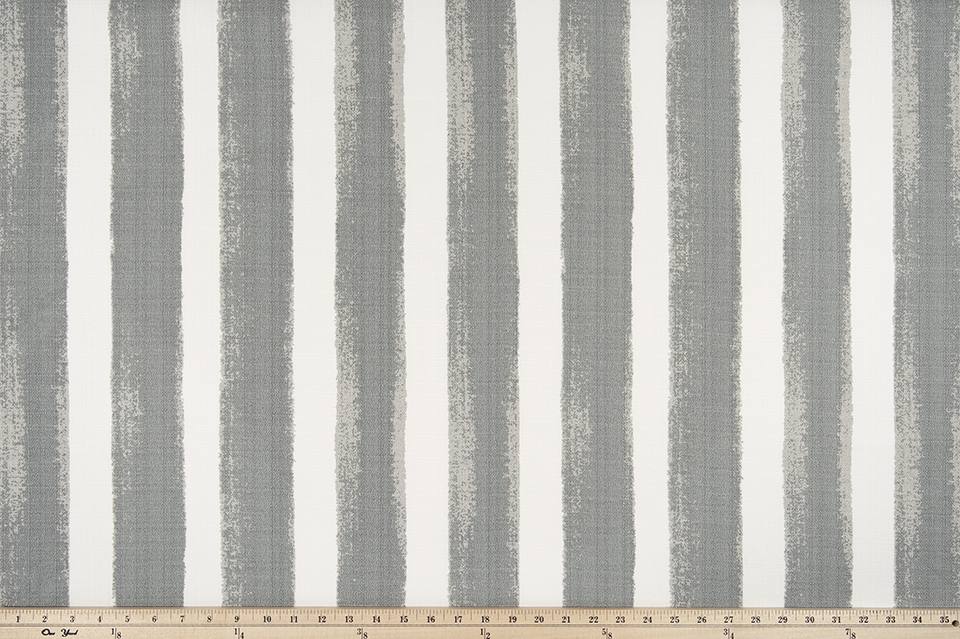 Sample of Premier Prints Nico Sea Salt / Luxe Polyester Boardwalk Outdoor Collection Upholstery Fabric