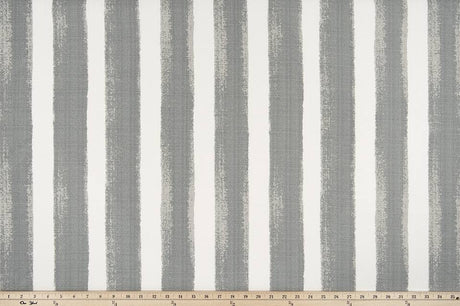 Sample of Premier Prints Nico Sea Salt / Luxe Polyester Boardwalk Outdoor Collection Upholstery Fabric