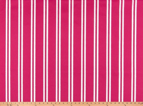 Sample of Premier Prints Parker Jazz Pink Upholstery Fabric