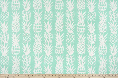 Sample of Premier Prints Pineapple Surfside / Luxe Polyester Boardwalk Outdoor Collection Upholstery Fabric
