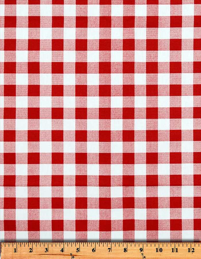 Premier Prints Plaid Lipstick Premier Basics Collection Multipurpose Fabric