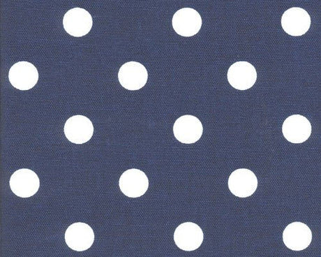 Premier Prints Polka Dot Blue / White Premier Basics Collection Multipurpose Fabric
