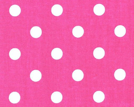 Premier Prints Polka Dot Candypink / White Premier Basics Collection Multipurpose Fabric