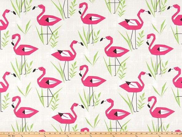 Sample of Premier Prints Ringo Jazz Pink Upholstery Fabric