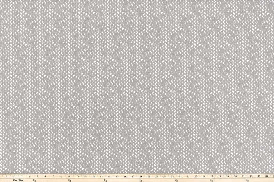 Sample of Premier Prints Riverbed Grey Polyester Garden Retreat Outdoor Collection Upholstery Fabric