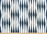 Sample of Premier Prints Salix Passport Navy Upholstery Fabric