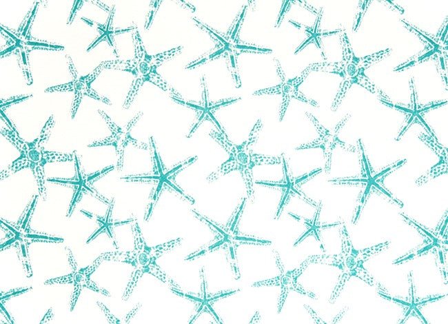 Sample of Premier Prints Sea Friends Ocean Upholstery Fabric