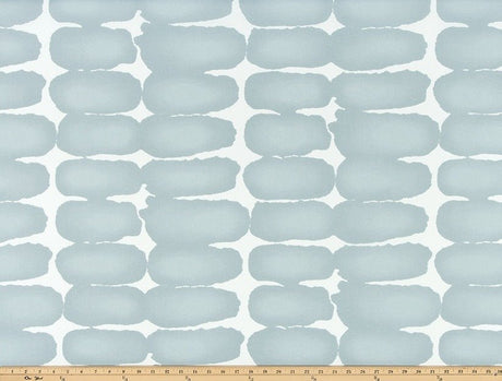 Sample of Premier Prints Shibori Dot Belmont Blue Upholstery Fabric