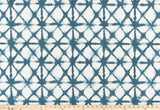 Sample of Premier Prints Shibori Net Deep River Luxe Polyester Garden Retreat Outdoor Collection Upholstery Fabric