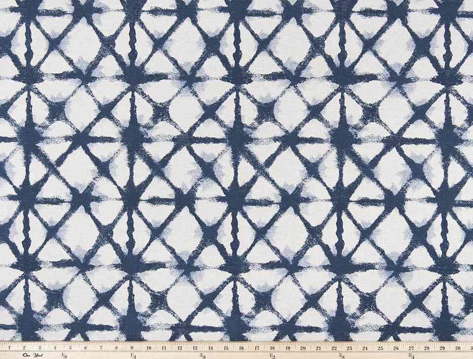 Premier Prints Shibori Net Italian Denim / Flax Shibori Theory Collection Multipurpose Fabric