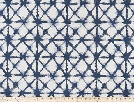 Premier Prints Shibori Net Italian Denim / Flax Shibori Theory Collection Multipurpose Fabric