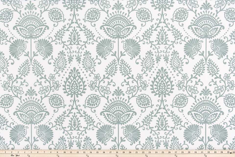 Sample of Premier Prints Silas Spa Polyester Garden Retreat Outdoor Collection Upholstery Fabric