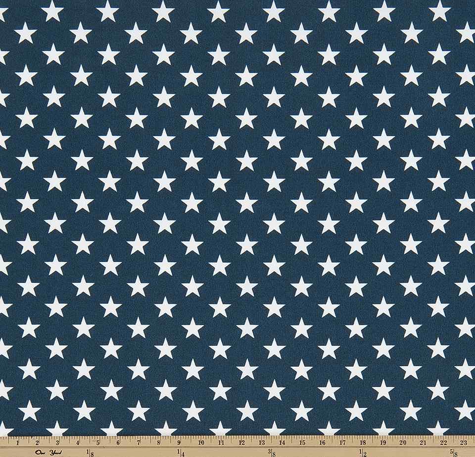 Sample of Premier Prints Stars Oxford Upholstery Fabric