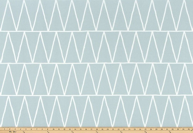 Sample of Premier Prints Terrain Belmont Blue Upholstery Fabric