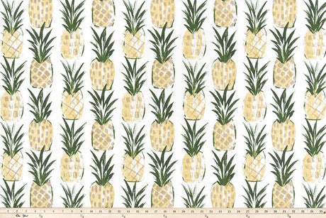 Sample of Premier Prints Tropic Herb / Luxe Polyester Serene Escape Collection Upholstery Fabric
