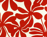 Sample of Premier Prints Twirly American Red Upholstery Fabric