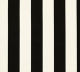 Sample of Premier Prints Vertical Black Upholstery Fabric