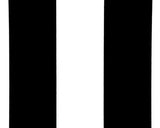 Premier Prints Vertical Black / White Premier Basics Collection Multipurpose Fabric