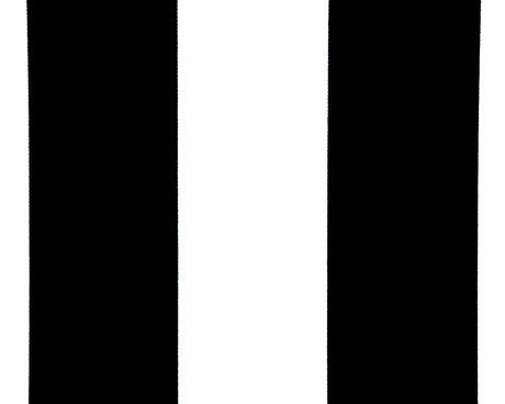 Premier Prints Vertical Black / White Premier Basics Collection Multipurpose Fabric