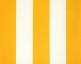 Sample of Premier Prints Vertical Citrus Yellow Upholstery Fabric