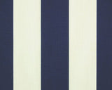 Sample of Premier Prints Vertical Deep Blue Upholstery Fabric