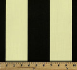 Sample of Premier Prints Vertical Ebony Upholstery Fabric