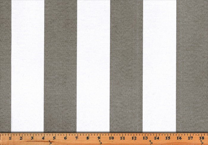 Sample of Premier Prints Vertical Gray Upholstery Fabric